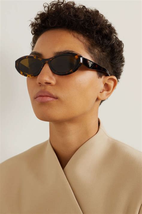 prada oversized geometric-arm sunglasses|Prada sunglasses tortoiseshell.